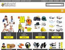 Tablet Screenshot of industrialsafetygear.com